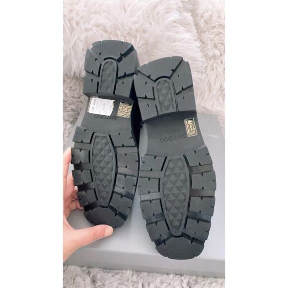 JIMMY CHOO VERONIQUE 45 BOOT BLACK LEATHER 38.5 - Picture 7 of 9